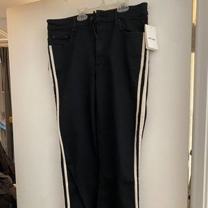 NEW - MOTHER Insider Crop Step Fray Jeans 31